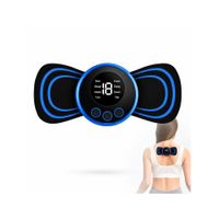 Mini Masajeador Eléctrico Portátil Parche Electroestimulador EMS USB