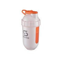 Shaker Bottle Shakesphere Tumbler, View, Pearl White/orange Window