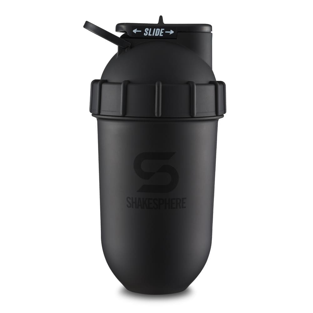 Shaker Bottle Shakesphere Tumbler, Matte Black With Black Logo