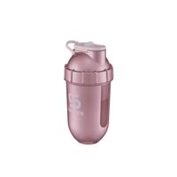 Shaker Bottle Shakesphere Tumbler, View, Rose Gold/clear Window