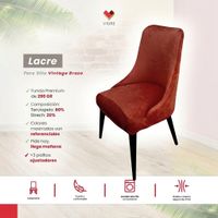 Funda de silla vintage en terciopelo grueso 6 unidades - Lacre