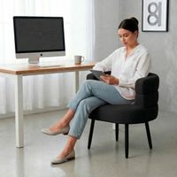 Silla Butaca Buckingham Nordic Ram Negro DYH390042