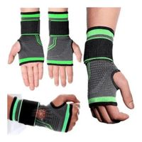 1 Muñequera Deportiva Ajustable con Gel Protección Ortopedica