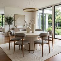 Juego de Comedor Dalia en Madera Color Blanco 4 Sillas TU MESITA