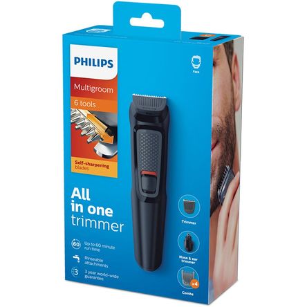 Recortador de Barba Philips MG3711/15 Multigroom 6 en 1 - Promart