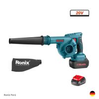 Sopladora Aspiradora de Aire Inalámbrica 20V 4Ah RONIX 8611