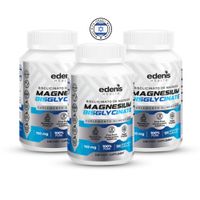 Pack 3 Bisglicinatos de Magnesio Edenis Health 120 Cápsulas