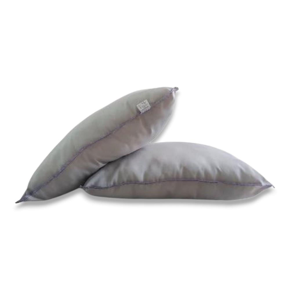 Pack 2 Almohadas Nuth Microfibra Poliéster Confort - Gris Arlin 60 X 40