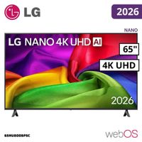 TELEVISOR LG 65 NANOCELL SMART TV THINQ AI WEBOS HUB 4K UHD 2026 - 65NU800BPSC