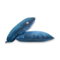 Pack 2 Almohadas Nuth Microfibra Poliéster Confort - Azul Acero Arlin 60 X 40