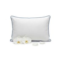 Almohada 220 Hilos Algodón Deluxe - Azul Arlin 90 X 50 Cm