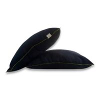 Pack 2 Almohadas Nuth Microfibra Poliéster Confort - Azul Marino Arlin 60 X 40