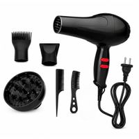 Secadora de Cabello 80173 Profesional 6000W 5 en 1 con Difusor Aire Frío y Caliente