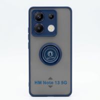 Case ahumado con soporte magnetico para Xiaomi HM Note 13 5G - Azul