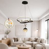 LAMPARA COLGANTE ROMMY NEGRO