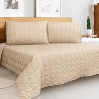 Cover Thin 150 Hilos Microfibra Confort / Beige Arlin