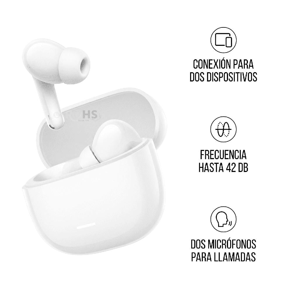 Audífonos Bluetooth Xiaomi Redmi Buds 8 Lite Blanco Inalámbricos Con Estuche