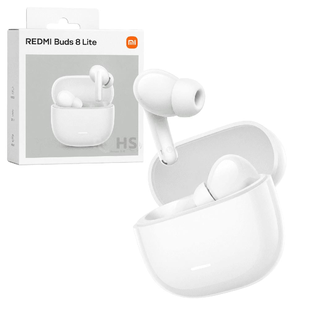 Audífonos Bluetooth Xiaomi Redmi Buds 8 Lite Inalámbricos Con Estuche Blanco