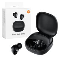 Audífonos Bluetooth Xiaomi Redmi Buds 6 Play Estuche De Carga Negro