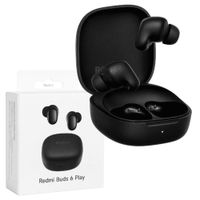 Audífonos Bluetooth Xiaomi Redmi Buds 6 Play Negro Estuche De Carga