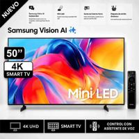 TELEVISOR SAMSUNG 50 PULGADAS MINI LED 4K VISION AI SMART TV UN50M70HAGXPE