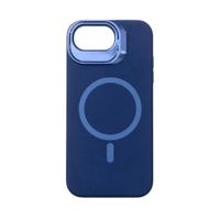 FUNDA SILICONA MAGSAFE Y PARANTE PARA IPHONE 16e AZUL