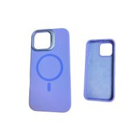 FUNDA SILICONA MAGSAFE Y PARANTE PARA IPHONE 16PROMAX LILA