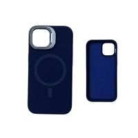 FUNDA SILICONA MAGSAFE Y PARANTE PARA IPHONE 15 AZUL