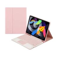 FUNDA SMART COVER CON TECLADO TOUCH PARA IPAD 10TH10.9 PULGADAS A1611VA 11PULGADAS ROSA