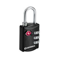 Candado maletero de combinación 27 mm seguridad TSA blíster - 46291