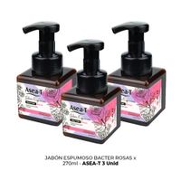 Asea-T Jabón Espumoso Bacter Rosas X 270Ml 3Und