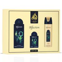 SET DE PERFUME LATTAFA PRIDE AFFECTION 3 PZS EDP UNISEX