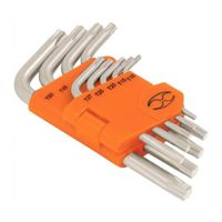 Llaves Torx 9pzas Largas Con Organizador Truper 13647