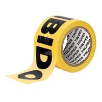 Rollo de 100 m de cinta delimitadora Prohibido Truper - 13995