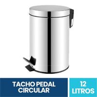 Papelera automática de 12 Litros con Pedal Acero Inoxidable