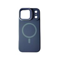 FUNDA SILICONA MAGSAFE Y PARANTE PARA IPHONE 17PROMAX PLOMO
