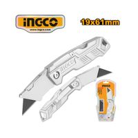 Cuchilla plegable de aluminio pro 19mm INGCO HUK6236