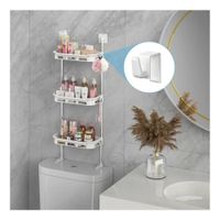 Organizador de baño de 3 Niveles Blanco
