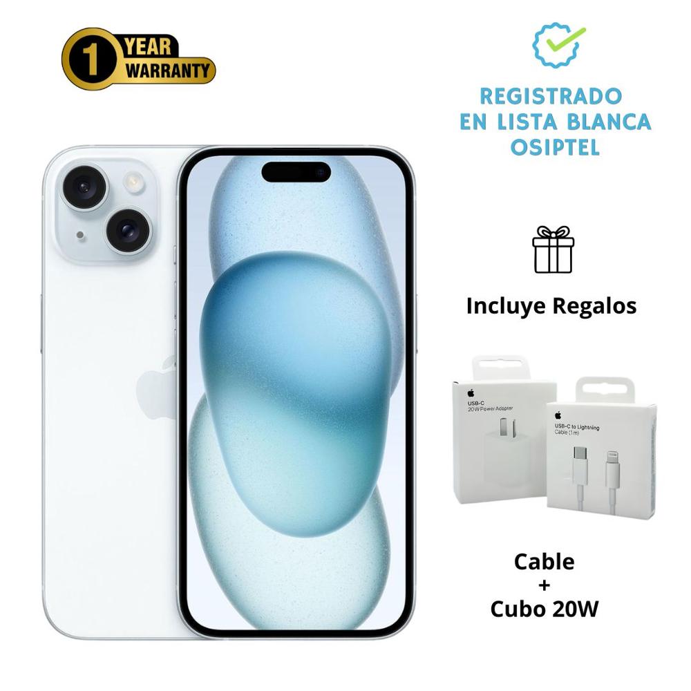 IPhone 15 Plus 256GB Blue Seminuevo Condición EXCELENTE A2847