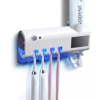 ESTERILIZADOR DE CEPILLOS UV RECARGABLE USB Y SOLAR BLANCO