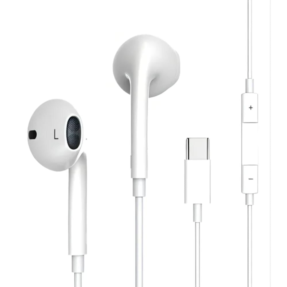 Audífonos para iPhone estilo EarPods con conector Tipo C