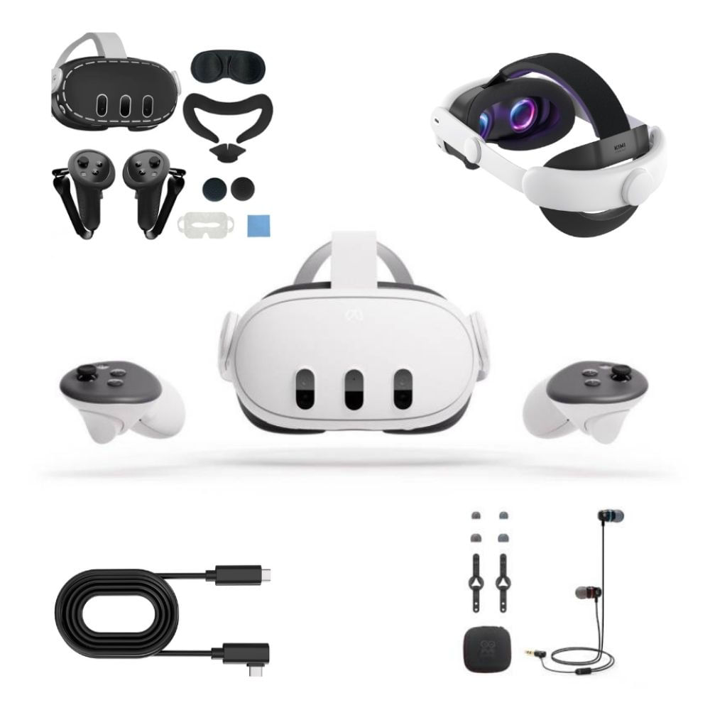Gafas VR Meta Quest 3 512GB con Pack XR de Realidad Mixta Avanzada