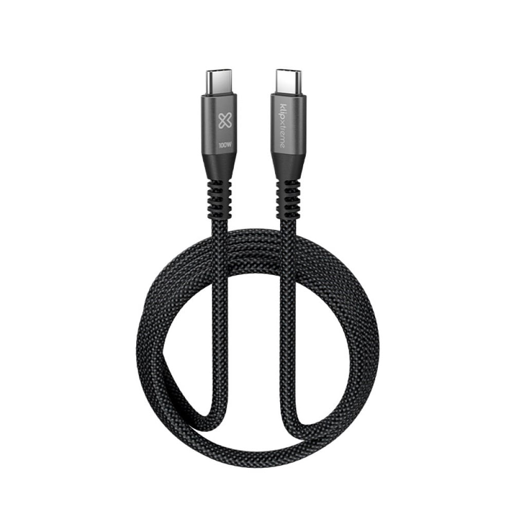 Klip Xtreme Cable USB-C a USB-C PowerGo 550 1.8 Metr0s 100W PD Carga Rápida - KAC-550-6FT
