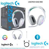 AUDIFONO C MICROF. LOGITECH G522 90H LIGHTSPEED BT CABLE USBC LIGHTSYNC RGB WHITE