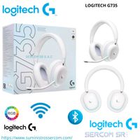 AUDIFONO C MICROF. LOGITECH G735 LIGHTSPEED BLUETOOTH RGB WHITE