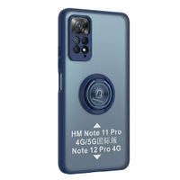Case ahumado con soporte magnetico para Xiaomi HM11 Pro 5G - Azul