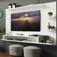 Centro de Entretenimiento Panel para TV Alfa Hasta 60 Pulgadas - Blanco