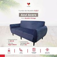 Funda de mueble 3-2-1 - Azul Acero