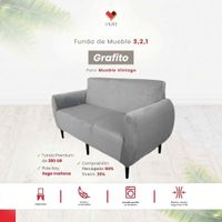 Funda de mueble 3-2-1 - Grafito