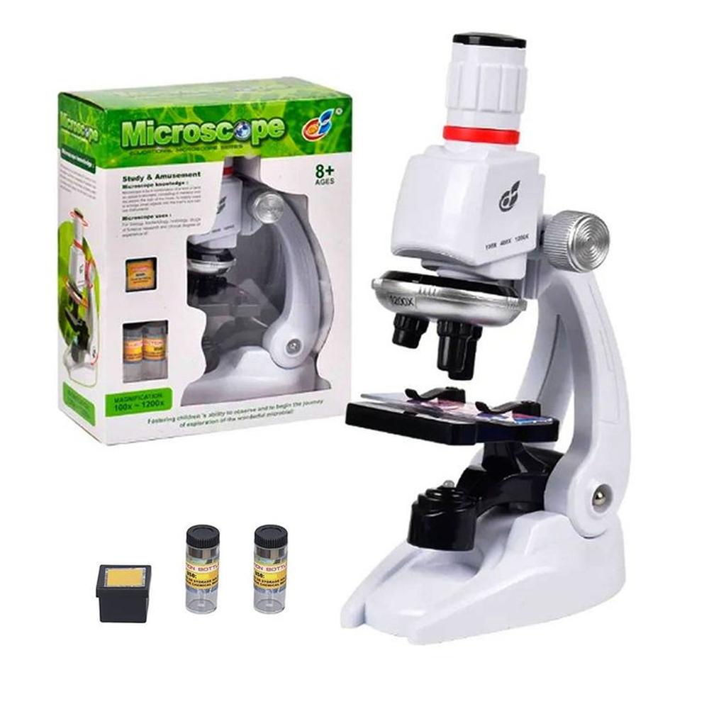 Microscopio Basico Educativo Infantil 3 niveles de Zoom